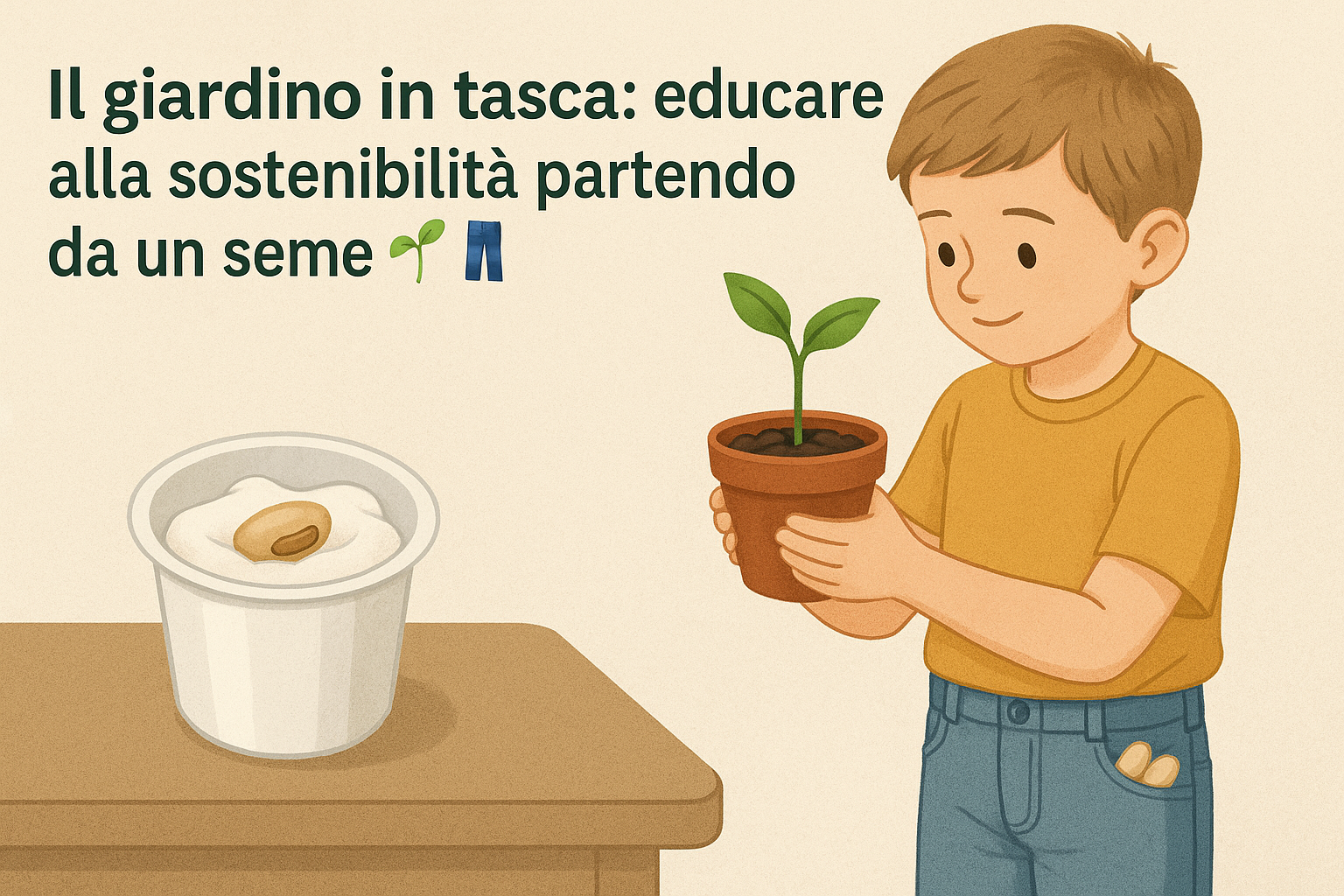 Il giardino in tasca: educare alla sostenibilità partendo da un seme