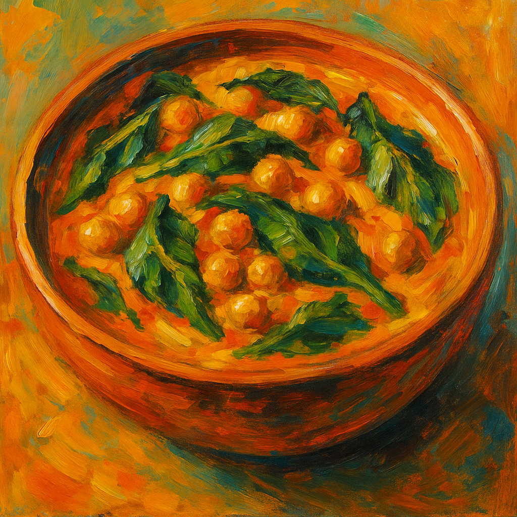 Ricetta: Curry di ceci e spinaci al latte di cocco